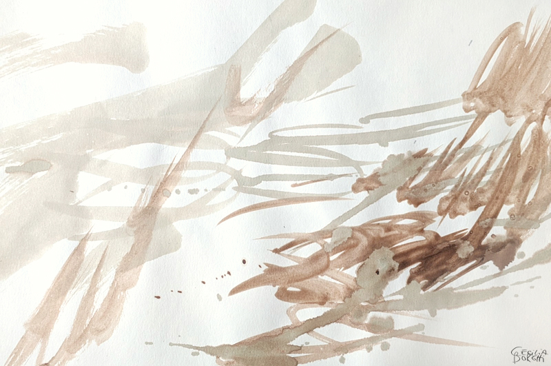 Dibujo de la serie La Anguila por Cecilia / Drawing from Eel series by Cecilia Borghi Dibujo de la serie La Anguila por Cecilia / Drawing from Eel series by Cecilia Borghi