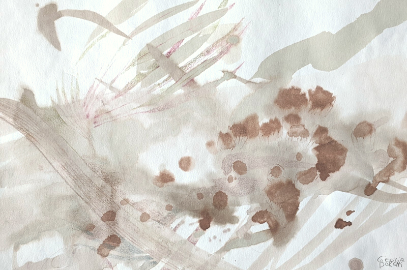 Dibujo de la serie La Anguila por Cecilia / Drawing from Eel series by Cecilia Borghi Dibujo de la serie La Anguila por Cecilia / Drawing from Eel series by Cecilia Borghi