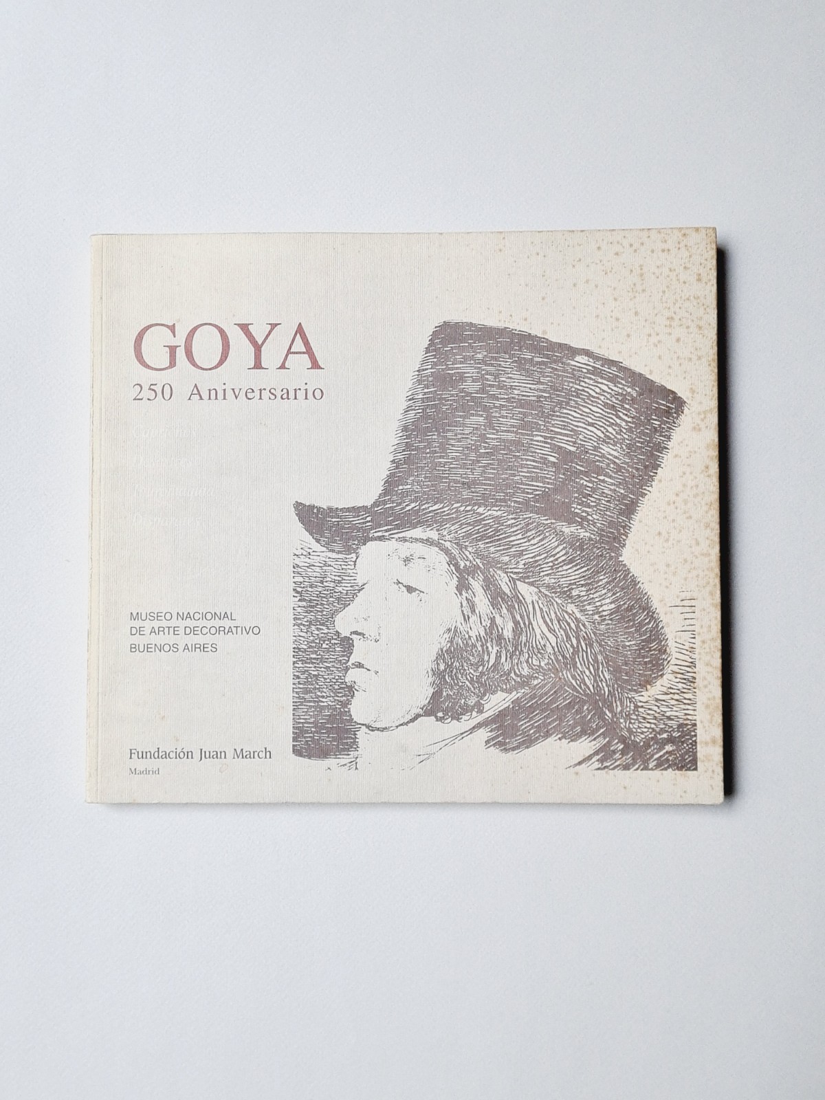 Goya 250 Aniversario, catálogo